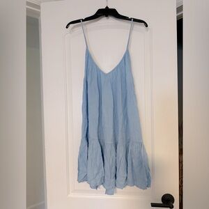 L*Space Sky Blue Flowy Mini Dress